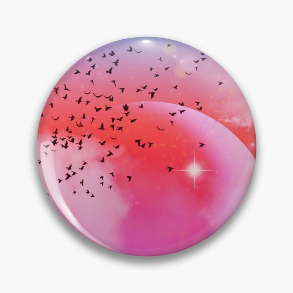 Item preview, Ethereal flying fantasy jellyfishes in sunset designed and sold by Otterandpanda.