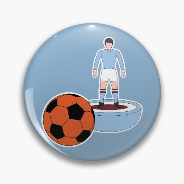 Artikelvorschau, Von Manchester City inspirierter Subbuteo-Spieler entworfen und verkauft von spmdesigns.