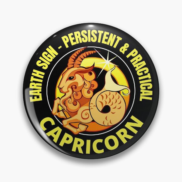 Item preview, Capricorn Earth Sign Persistent and Practical Zodiac Sticker designed and sold by RGRamsey.