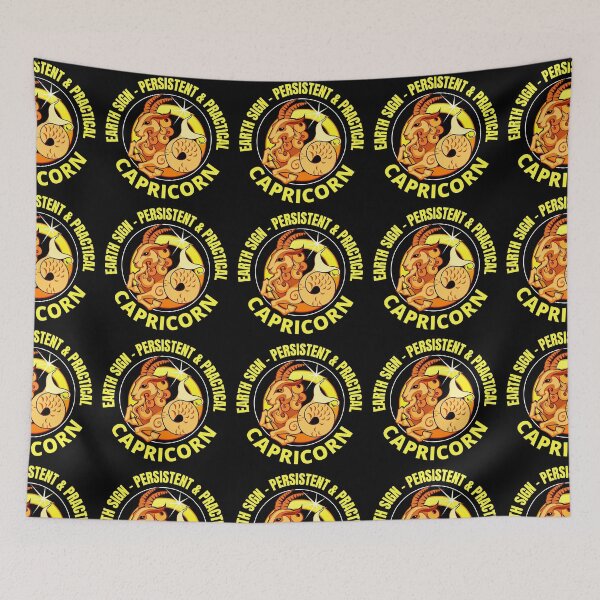 Item preview, Capricorn Earth Sign Persistent and Practical Zodiac Sticker designed and sold by RGRamsey.