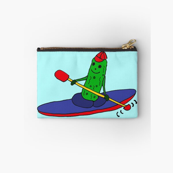 Item preview, Cool Funny Kayaking Pickle Cartoon designed and sold by komardafido.