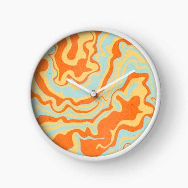 Item preview, Swirls - Teal / Orange designed and sold by Bybaileyy.