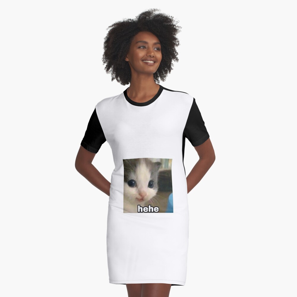 hehe cat Essential T-Shirt for Sale by shannyyyy