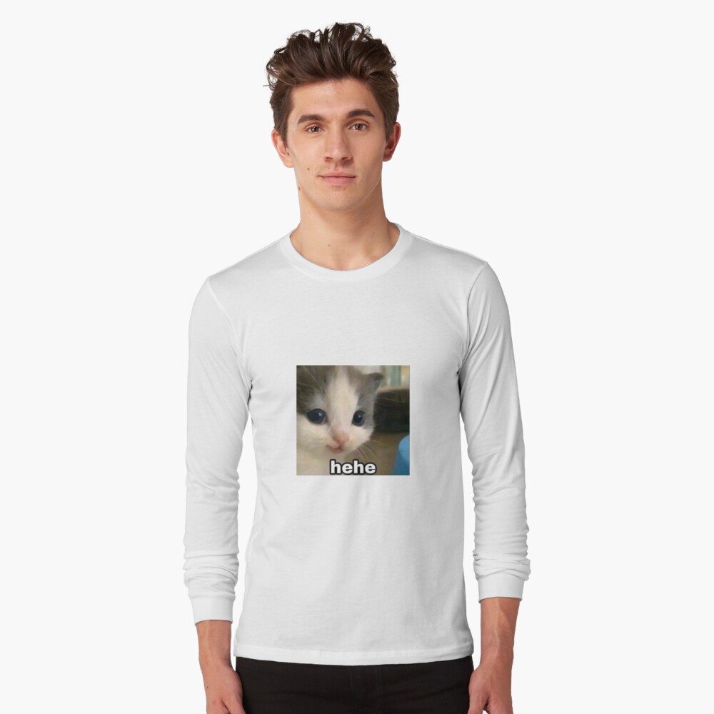 hehe cat Essential T-Shirt for Sale by shannyyyy