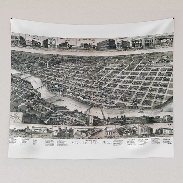 Item preview, Columbus - Georgia - 1886 designed and sold by paulrommer.
