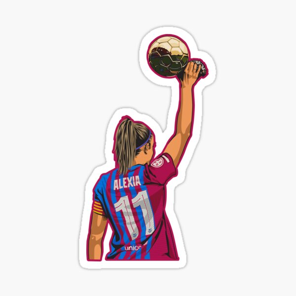 Item preview, Alexia Putellas La Reina illustration designed and sold by farqaleitart.