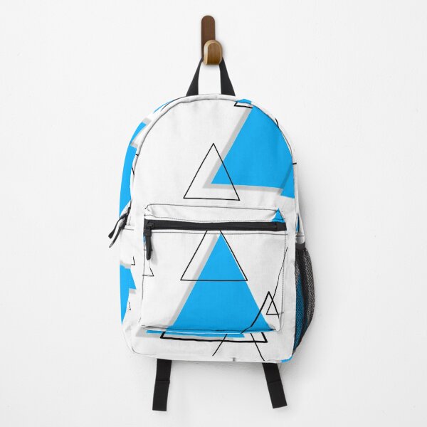 Item preview, Triangle Geometric Light Blue and Black designed and sold by Tshirtstory.
