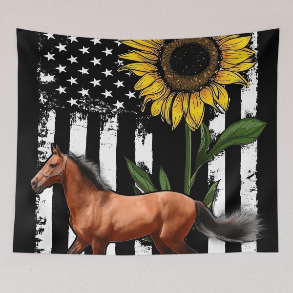 Item preview, Horse Sunflower Funny  designed and sold by MignonBeauty.