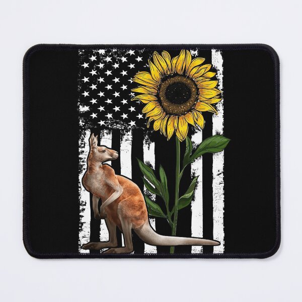 Item preview, Kangaroo Sunflower Funny designed and sold by MignonBeauty.