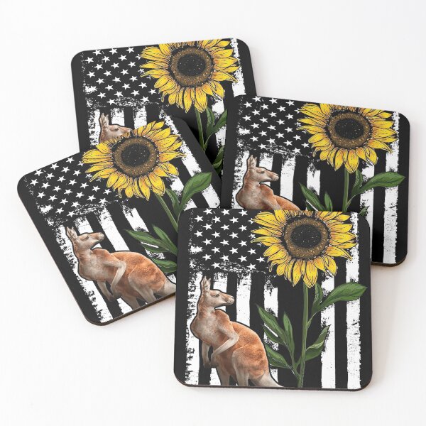 Item preview, Kangaroo Sunflower Funny  designed and sold by MignonBeauty.