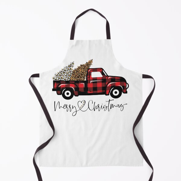 Item preview, Vintage Merry Christmas Buffalo Truck Tree designed and sold by Dadjokes Co.