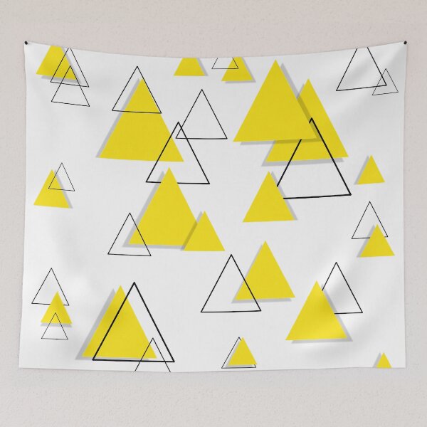 Item preview, Triangle Geometric yellow Art designed and sold by Tshirtstory.