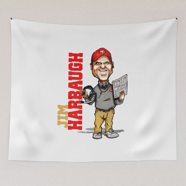 Artikelvorschau, Jim Harbaugh Stcker, Jim Harbaugh entworfen und verkauft von graphic-genie.