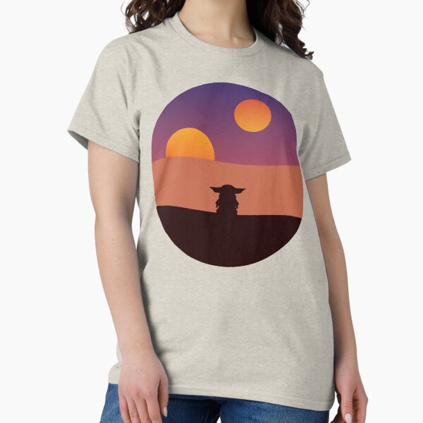 Vista previa del artículo con la obra «Bebé de Tatooine», diseñado y vendido por Julegendju.
