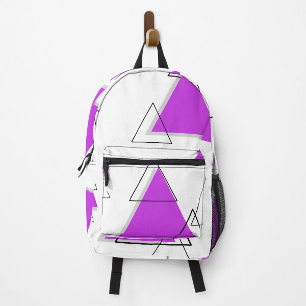 Item preview, Geometric Triangle Purple and Black Art designed and sold by Tshirtstory.