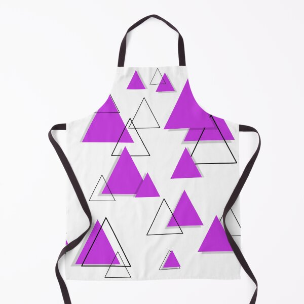 Item preview, Geometric Triangle Purple and Black Art designed and sold by Tshirtstory.