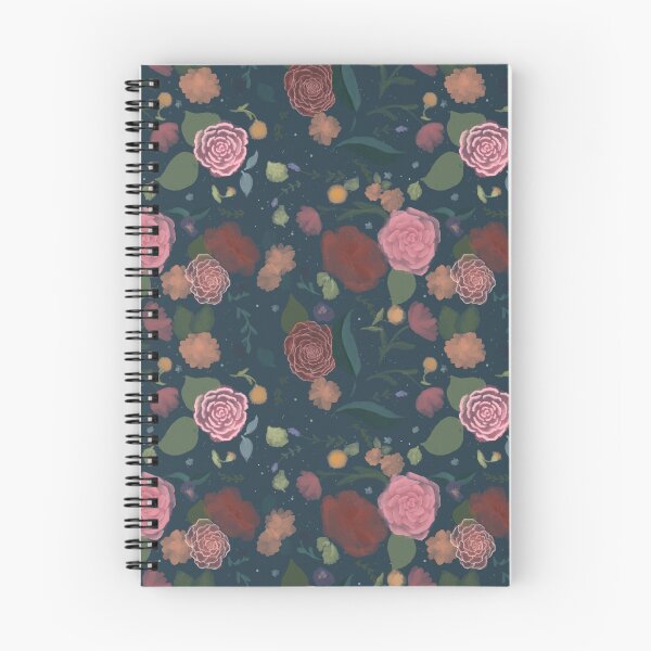 Item preview, Dark floral pattern designed and sold by Ginger-ginseng.
