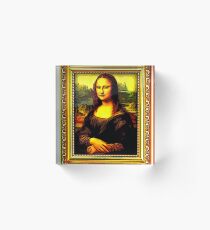 mona lisa Acrylic Block