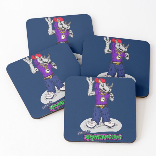 Aperçu de l'œuvre VOL DES CONCHORDS - L'HIPHOPOPOTAME ET LE RHYMENOCEROS - LE RHYMENOCEROS VERSION 2 créée et vendue par Clarina-Shop.