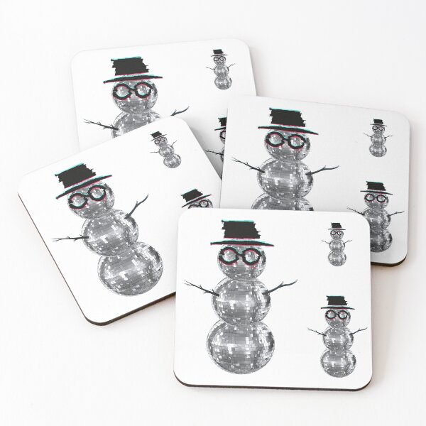Item preview, Disco Ball Snowman 1990'S Aesthetic New Year's Eve Ball Drop Holiday Christmas designed and sold by H3designs.