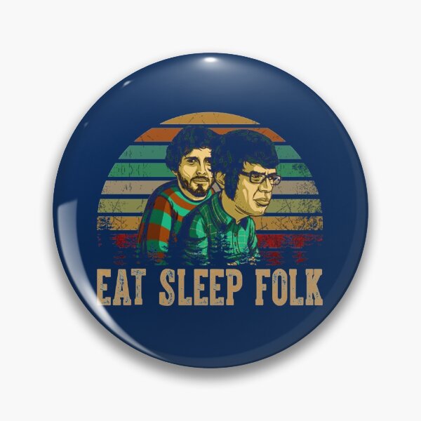 Item preview, vintage retro eat sleep folk the flight art of the conchords gift for fans   designed and sold by Clarina-Shop.