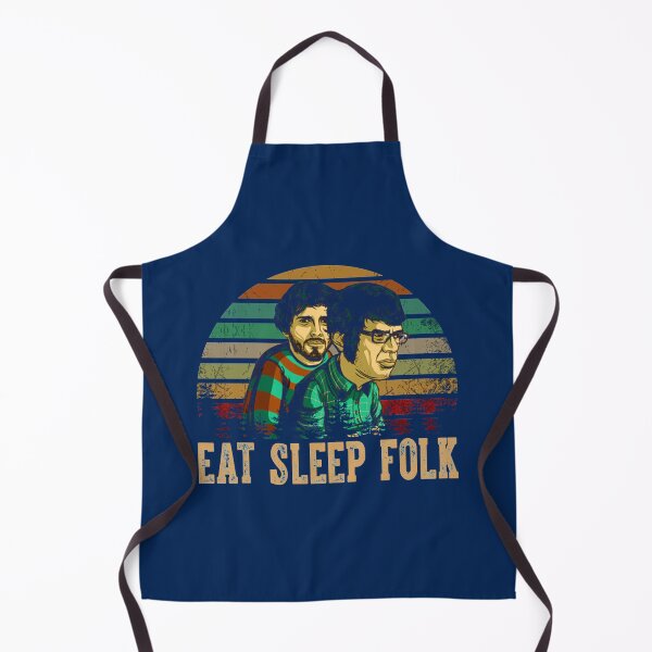 Item preview, vintage retro eat sleep folk the flight art of the conchords gift for fans designed and sold by Clarina-Shop.