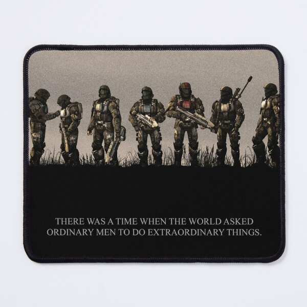 Odst Band Of Brothers Mouse Pad For Sale By Rykker Redbubble