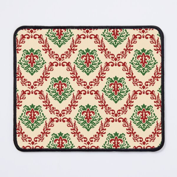 Item preview, Christmas themed Damask Pattern designed and sold by mrhighsky.
