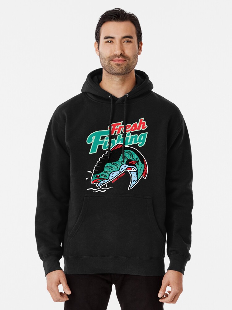 GONE FISHING FOAMPOSITE TO MATCH QUOT FRESH FISHING QUOT BLACK SNEAKER Pullover Hoodie for Sale by TrongThinh1992 Redbubble