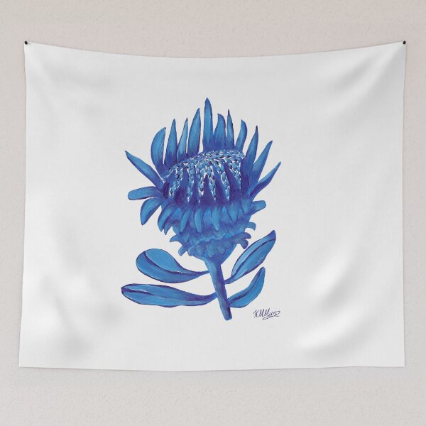 Item preview, Blue Single Protea designed and sold by Kmunnsartlife.