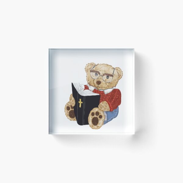Item preview, Ralphie Laurent - Teddy Bear with Bible designed and sold by Femme-de-lOpera.