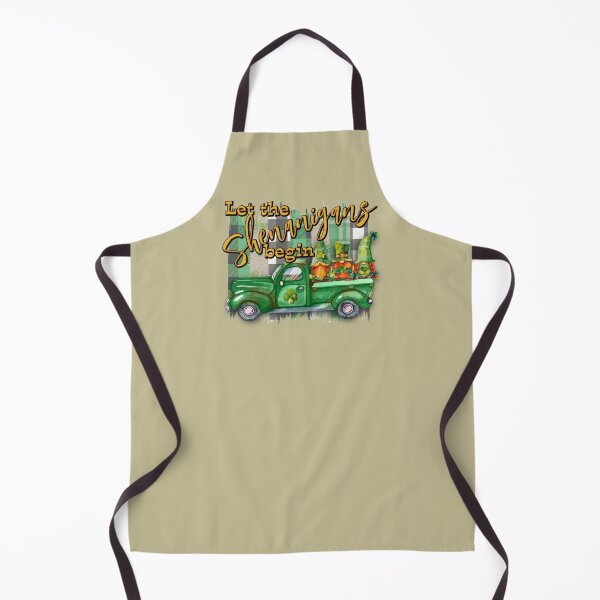 Item preview, St. Patricks Day Gnomes In Truck Shenanigans Plaid designed and sold by ChicoryJunction.