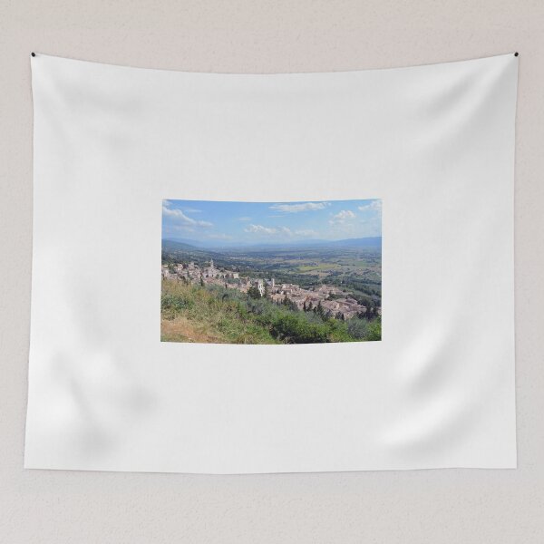 Item preview, Beautiful natural landscape with the hills and city of Assisi, Italy designed and sold by oanaunciuleanu.
