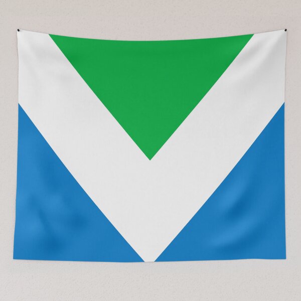 Item preview, Square Official International Vegan Flag designed and sold by Vegan Quotes and Memes.