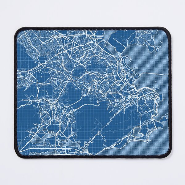 Item preview, Rio de Janeiro City Map of Brazil - Blueprint designed and sold by deMAP.