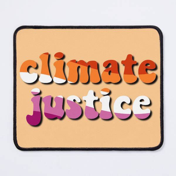 Item preview, Climate Justice Retro Orange White Pink Environmental Advocacy designed and sold by cashewdays.