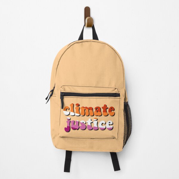 Item preview, Climate Justice Retro Orange White Pink Environmental Advocacy designed and sold by cashewdays.