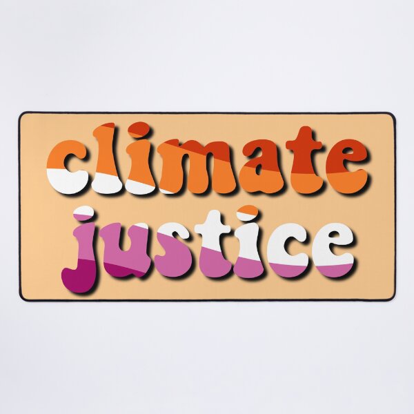 Item preview, Climate Justice Retro Orange White Pink Environmental Advocacy designed and sold by cashewdays.