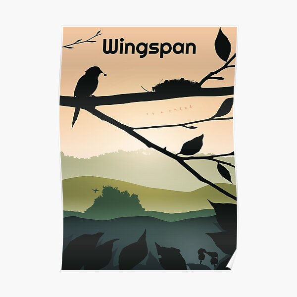 Impression d'art mural de jeu de société Wingspan Poster