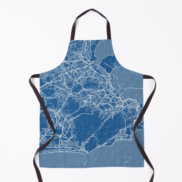 Item preview, Rio de Janeiro City Map of Brazil - Blueprint designed and sold by deMAP.