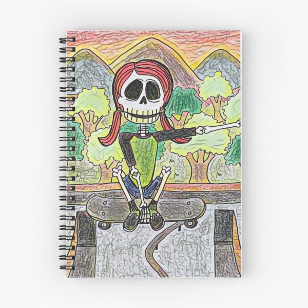 Item preview, Lively Bones Skater Girl designed and sold by LuvbuzzArt.