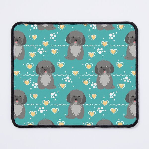 Item preview, Love Grey Gray Lhasa Apso Shih Tzu Dog designed and sold by Lulupainting.