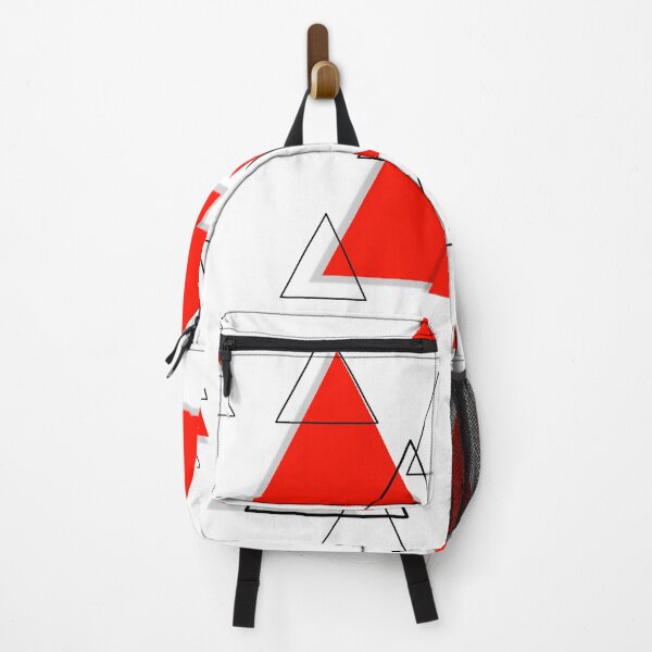 Item preview, Geometric Red and Black Triangle Art designed and sold by Tshirtstory.