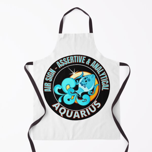 Item preview, Aquarius Air Sign Assertive and Analytical Zodiac designed and sold by RGRamsey.