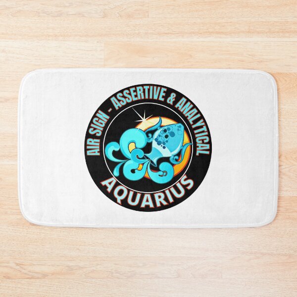 Item preview, Aquarius Air Sign Assertive and Analytical Zodiac designed and sold by RGRamsey.