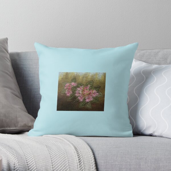 Lacy Hydragea Throw Pillow