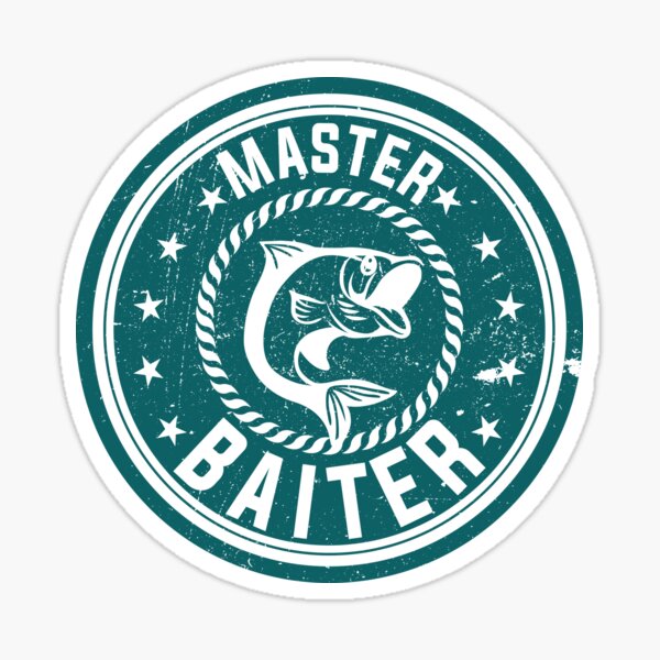 Master Baiter Fishing Stickers for Sale