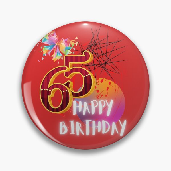 Item preview, HAPPY BIRTHDAY, 65TH BIRTHDAY, ABSTRACT ARTWORK, HAPPY 65, designed and sold by R B Chrystal.