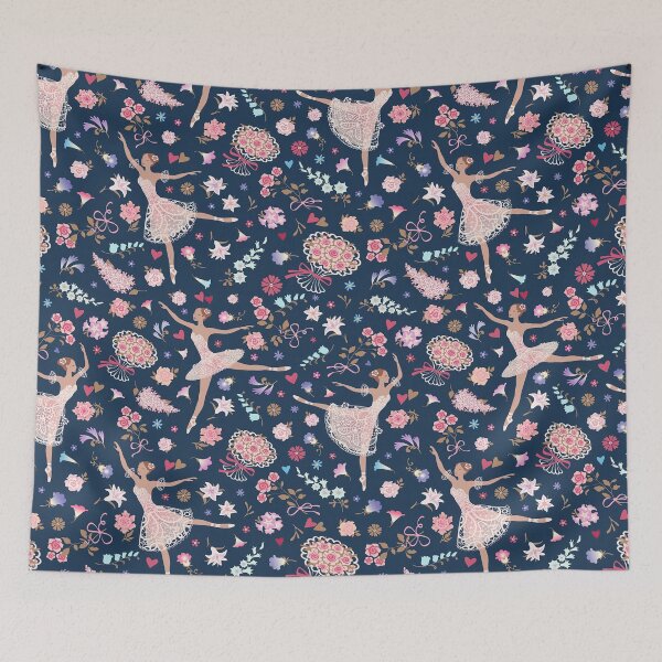 Item preview, Ballerinas Floral Hearts  designed and sold by VannaShanha.