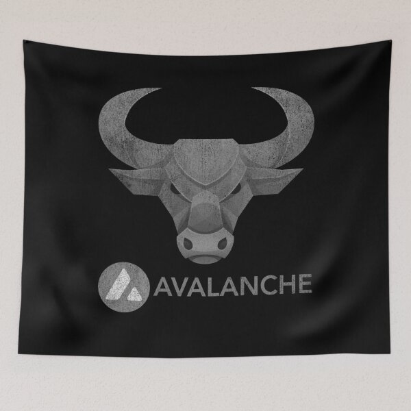 Item preview, Bull Market Avalanche AVAX Coin To The Moon Crypto Token Cryptocurrency Blockchain Wallet designed and sold by AriellaGross.